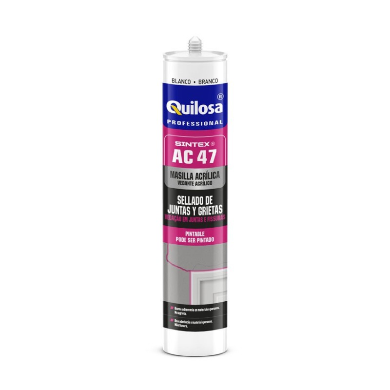 SELLADOR  ACRÍLICO  JUNTAS  Y  GRIETAS  SINTEX  AC48
