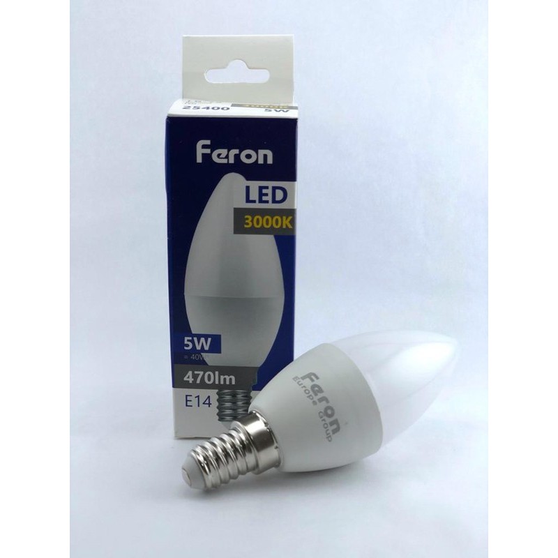 LAMPARA  LED  VELA  E14  LC  3000K  450LM