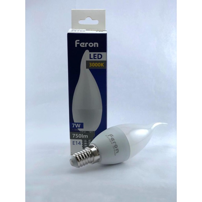 LAMPARA  LED  VELA  VIENTO  E14  LC  3000K  750LM