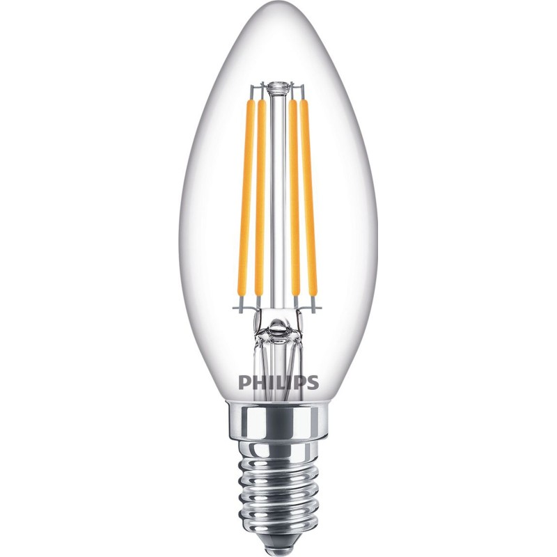 LAMPARA  LED  VELA  E14  LC  2700K  806LM  TRANSP  FIL
