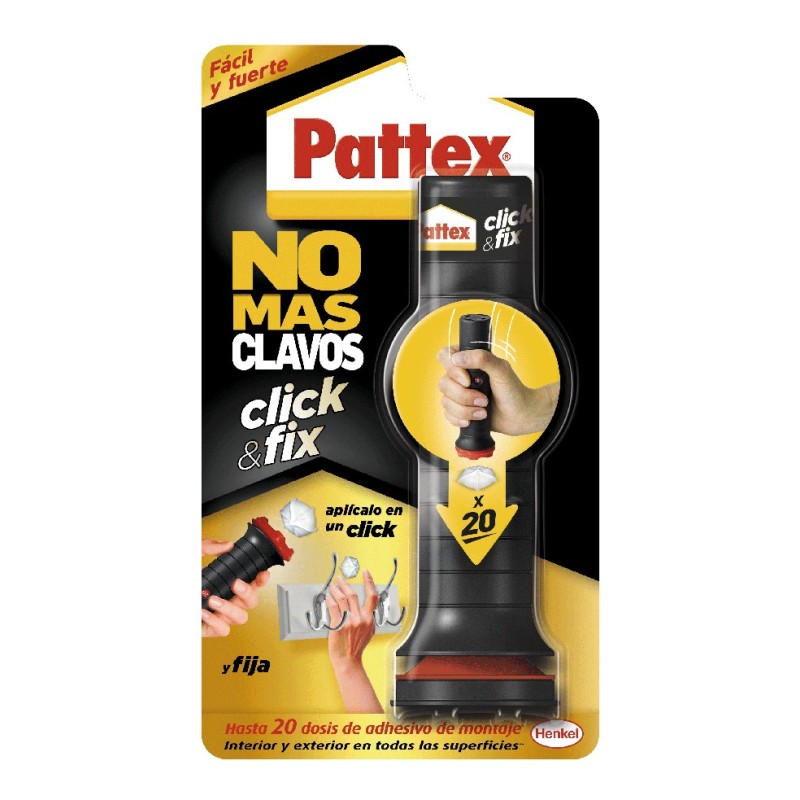 PATTEX  NO  MAS  CLAVOS  CLICK  &  FIX