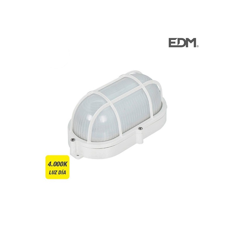 APLIQUE  OVAL  REJILLA  LED
