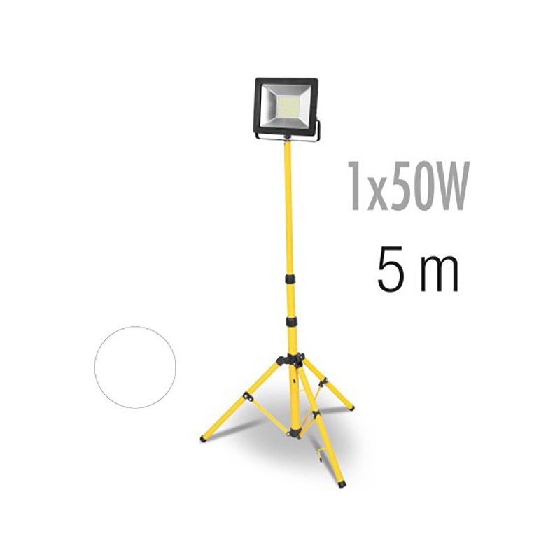 PROYECTOR  LED  CON  TRÍPODE
