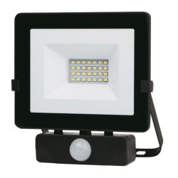 FOCO  LED  NEGRO  IP65  CON  SENSOR