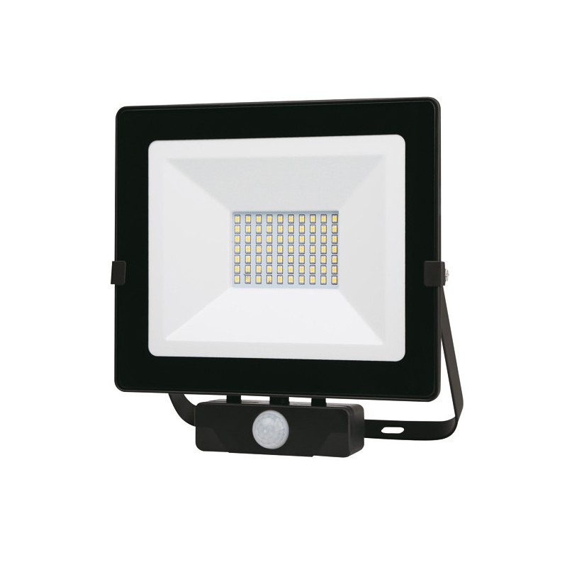 FOCO  LED  NEGRO  IP65  CON  SENSOR