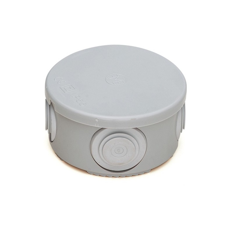 CAJA  EMPALMES  REDONDA  IP55  CON  CONOS