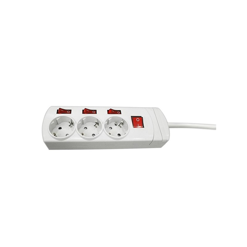BASE  MULTIPLE  3  T  C/INTERRUPTOR  INDEPENDIENTES