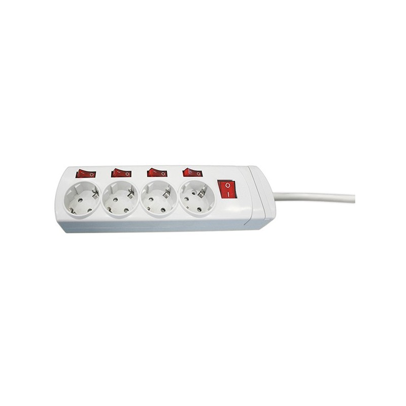 BASE  MULTIPLE  4  T  C/INTERRUPTOR  INDEPENDIENTES