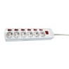 BASE  MULTIPLE  6  T  C/INTERRUPTOR  INDEPENDIENTES