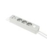 GZ  BASE  3T  C/INT  DESIGN  GREY  1,4m  FLAT  PLUG  +  2USB  Garza