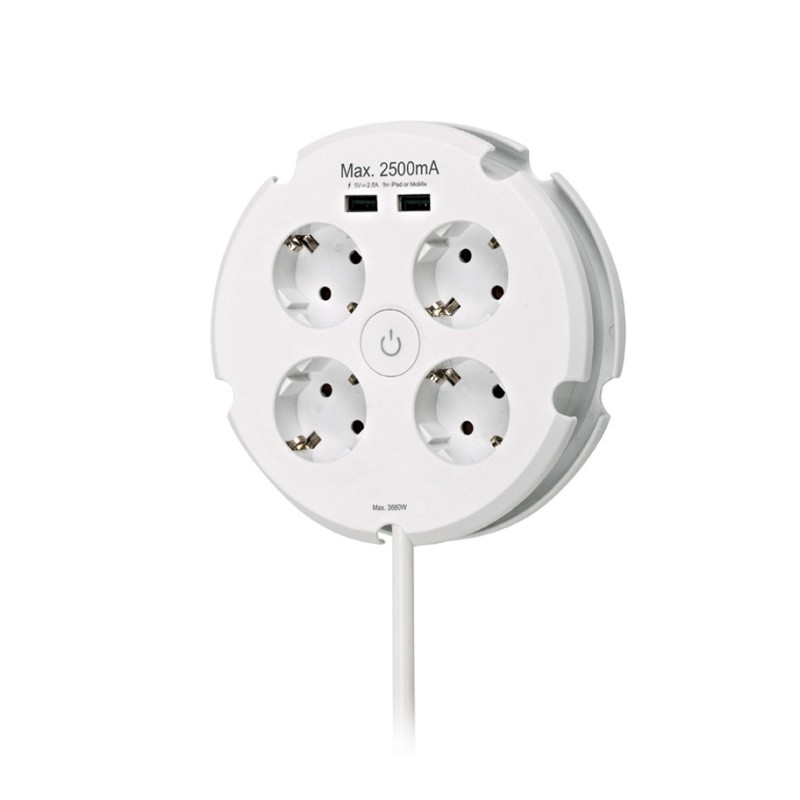 BASE  COMBI  4  TOMAS  +  2  USB