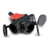 ADAPTADOR  TRIPLE  TT  16A  GOMA  IP44