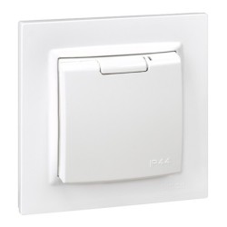 BASE  ENCHUFE  EMPOTRAR  IP44  BLANCO