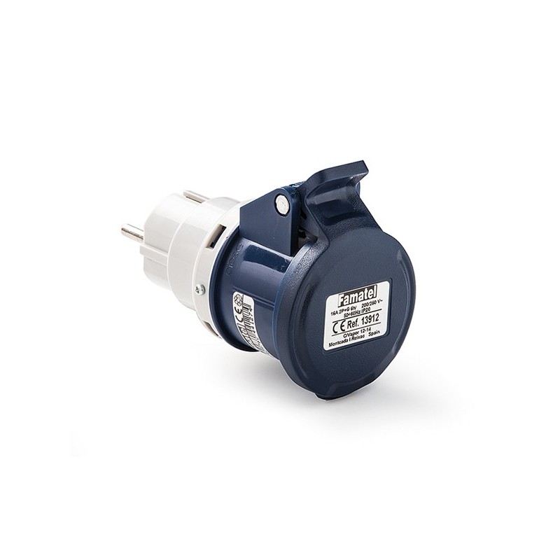 ADAPTADOR  CLAVIJA  2P+TTL  BASE  2P+T