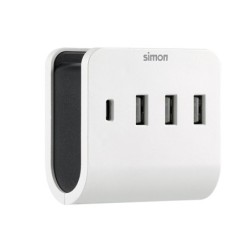 ADAPTADOR  4  USB  SIMON  BRICO