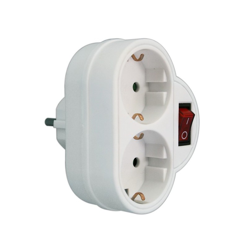 ADAPTADOR  2T  C/INTERRUPTIOR  16A