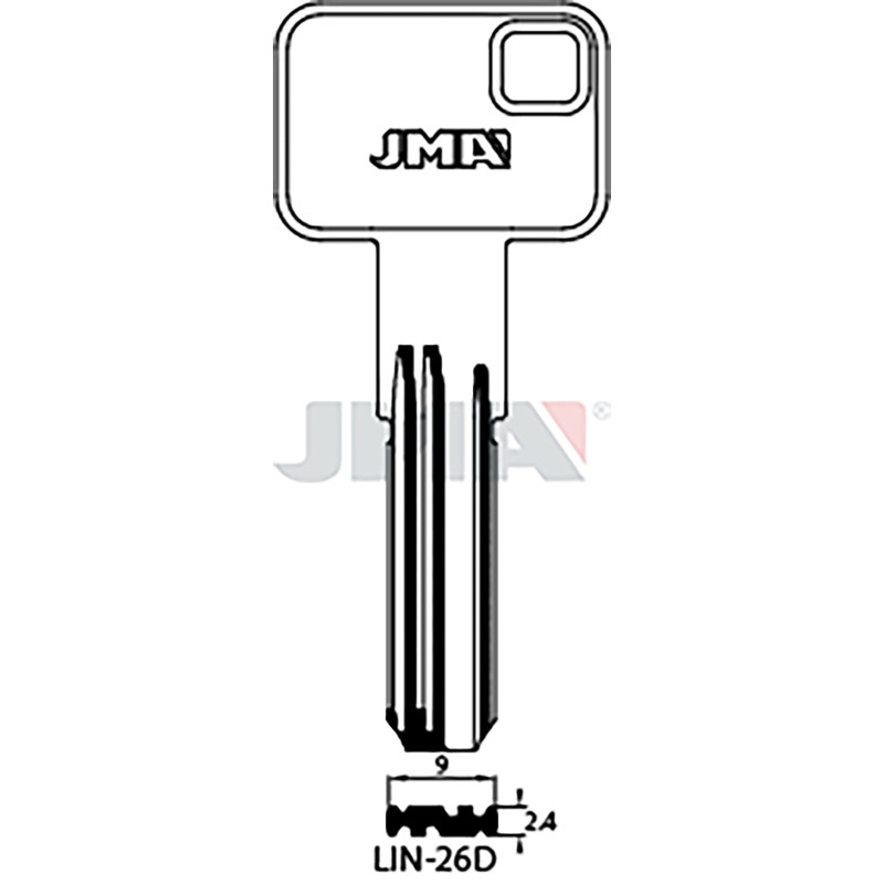 LLAVE EN BRUTO LATON SEGUR