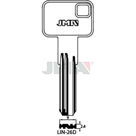 LLAVE EN BRUTO LATON SEGUR