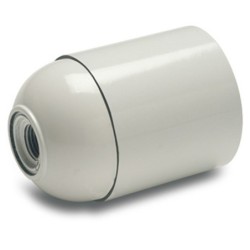 PORTALAMPARAS  LISO  E  27  BLANCO