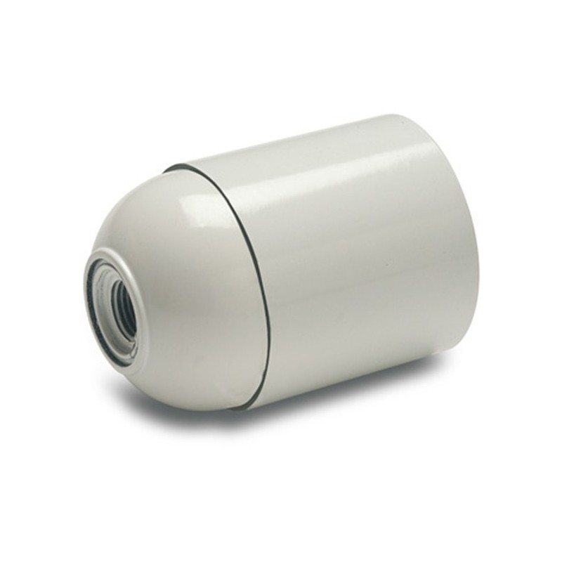 PORTALAMPARAS  LISO  E  27  BLANCO