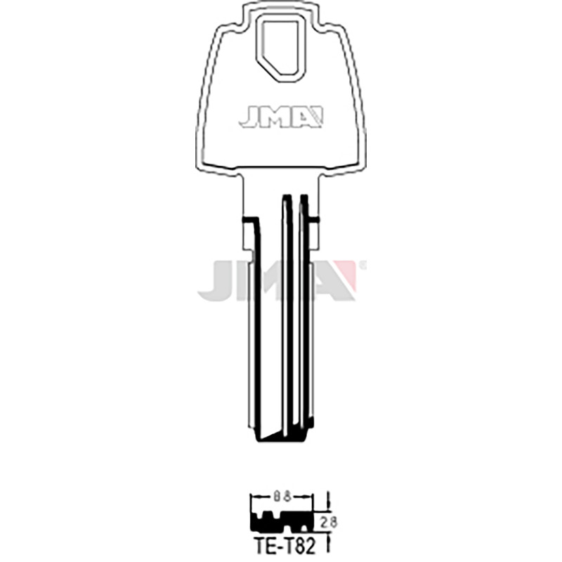 LLAVE EN BRUTO ALPACA SEGUR