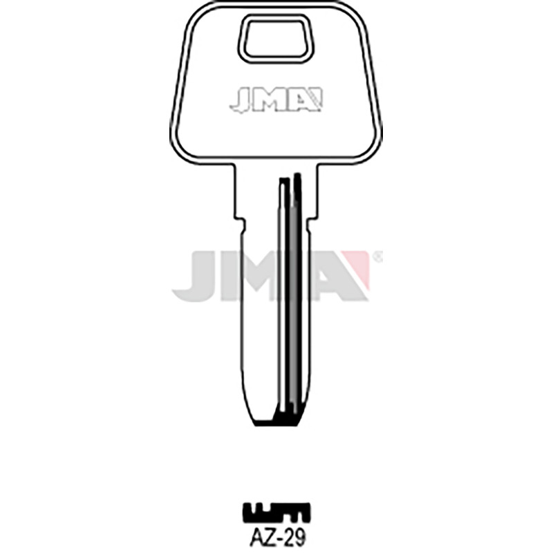 LLAVE EN BRUTO LATON SEGUR