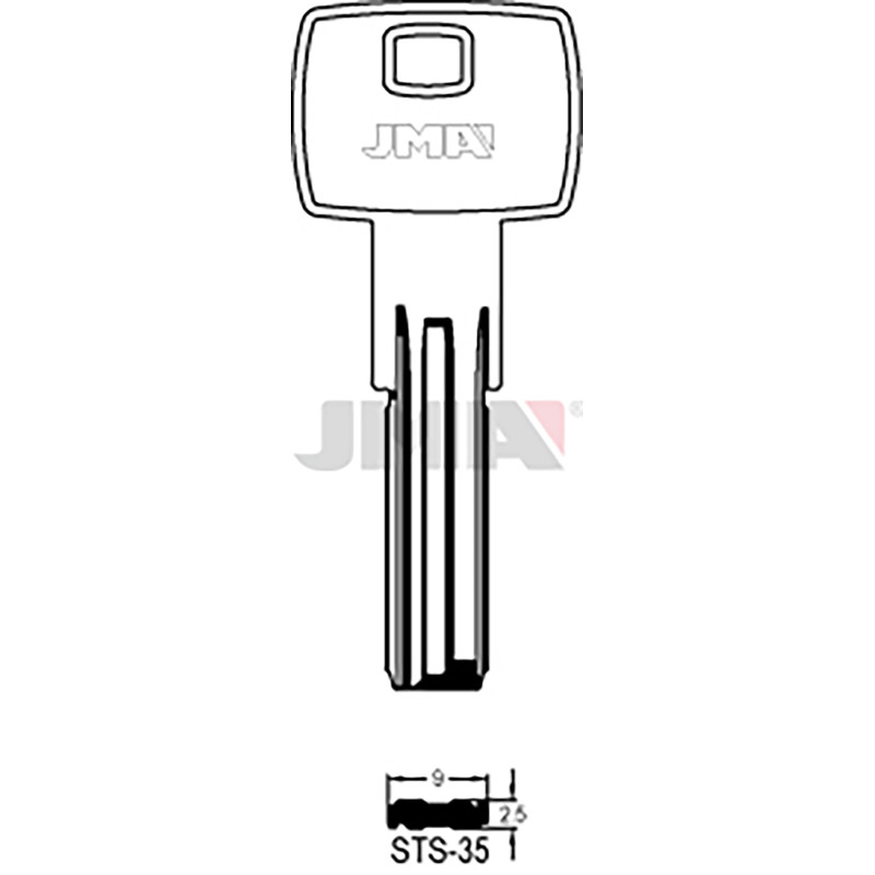 LLAVE EN BRUTO ALPACA SEGUR