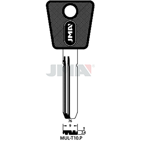 LLAVE EN BRUTO PLASTICO SEGUR