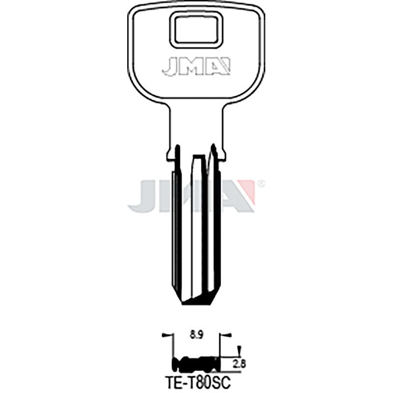 LLAVE EN BRUTO ALPACA SEGUR
