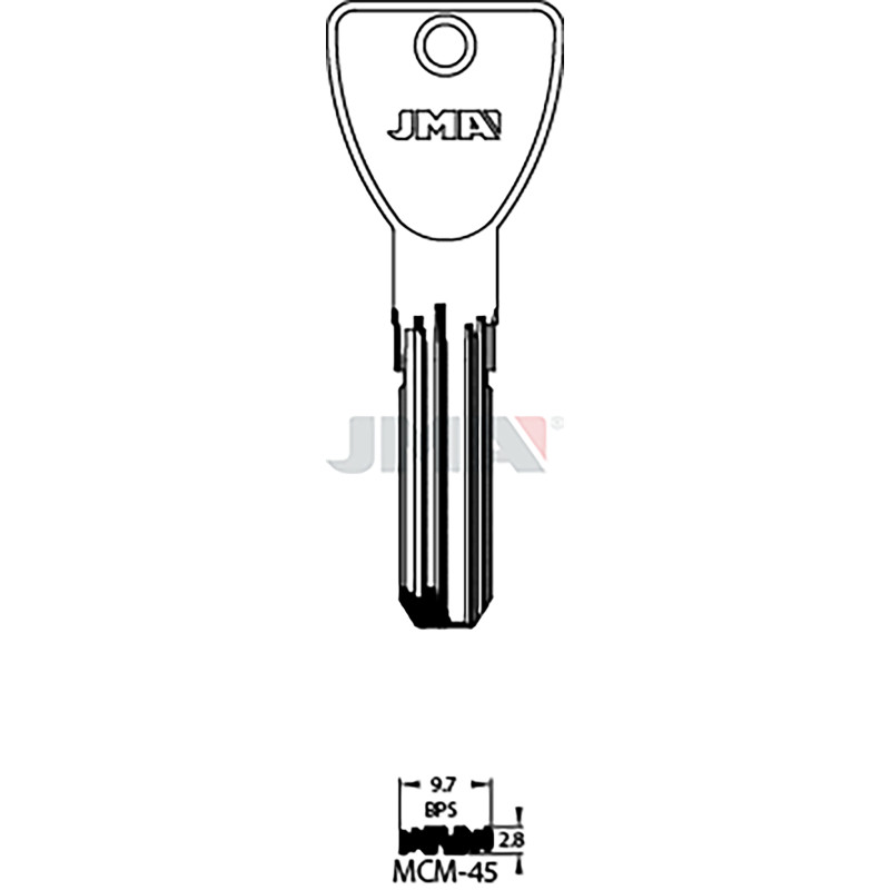 LLAVE EN BRUTO LATON SEGUR