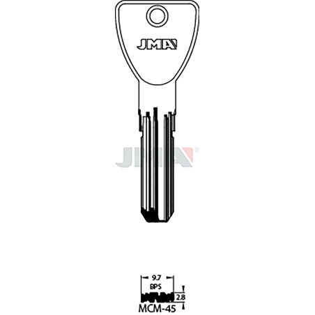 LLAVE EN BRUTO LATON SEGUR