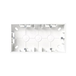 CAJA  DOBLE  SUPERFICIE  BLANCO