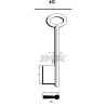 LLAVE EN BRUTO GORJA LATON