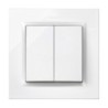 DOBLE  CONMUTADOR  BLANCO