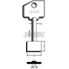 LLAVE EN BRUTO GORJA LATON
