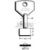LLAVE EN BRUTO GORJA LATON
