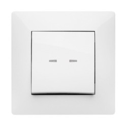 PULSADOR  LUMINOSO  BLANCO