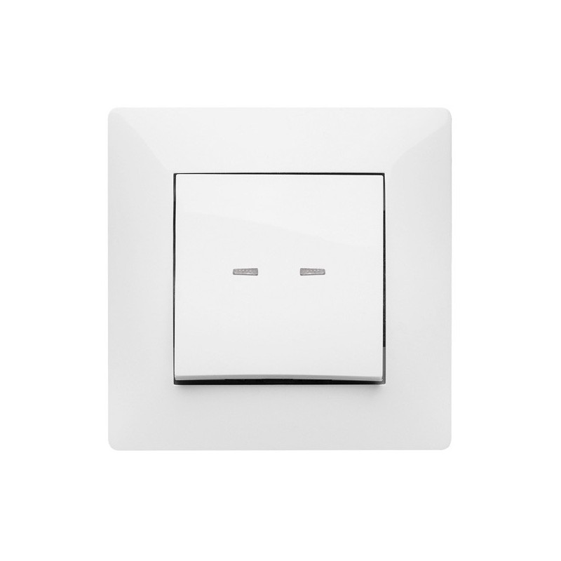 PULSADOR  LUMINOSO  BLANCO