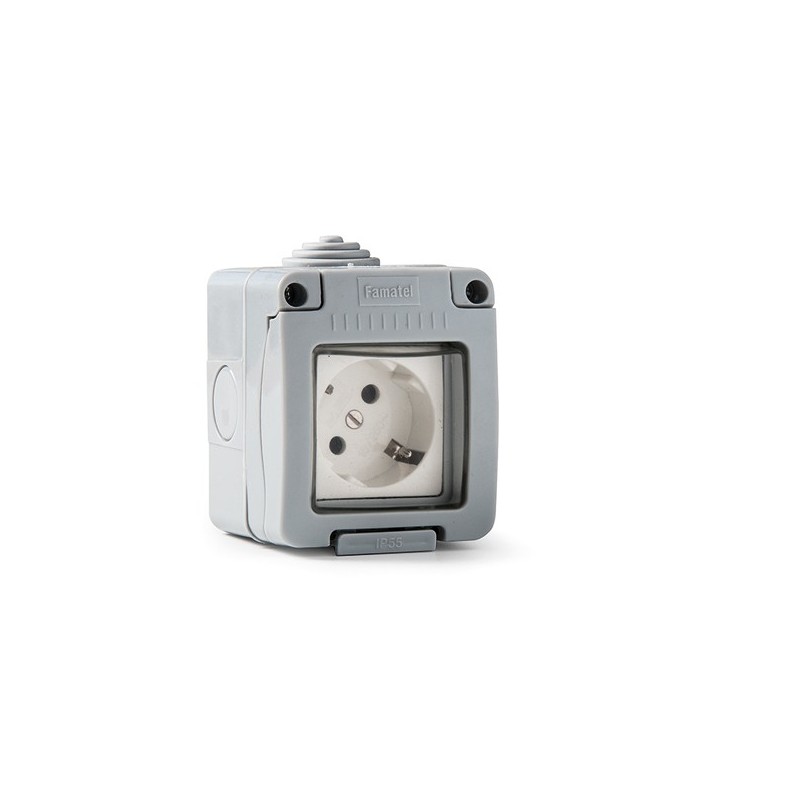 Toma  de  corriente  estanco  ip55