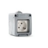 Toma  de  corriente  estanco  ip55