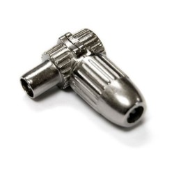 CONECTOR  ANTENA  COAXIAL  MACHO  ACODADO  MET