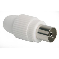 CONECTOR  HEMBRA  RECTO  CABLE  TV