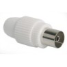 CONECTOR  HEMBRA  RECTO  CABLE  TV