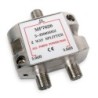 DISTRIBUIDOR  ANTENA  COAXIAL  1  ENT/2  SAL  5DB