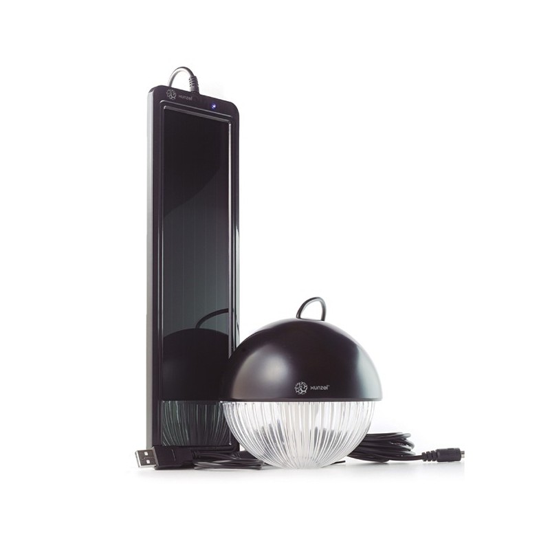 KIT  SOLAR  LED  RECARGABLE  SOLARMOON  BLACK  XUNZEL