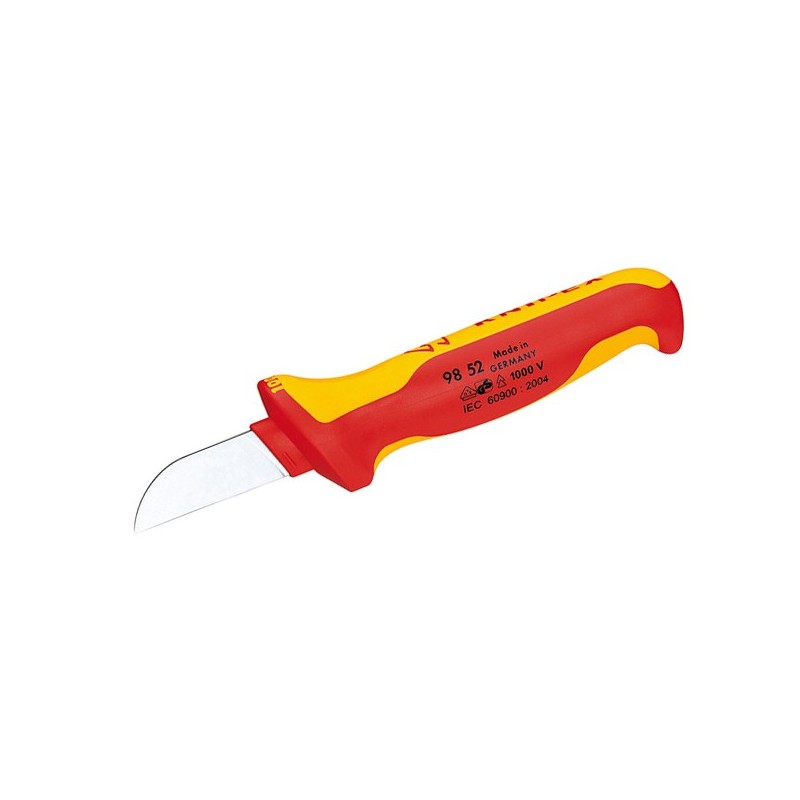 CUCHILLO  PELACABLES  RECTO  VDE  AISLADO  1.000  V  KNIPEX