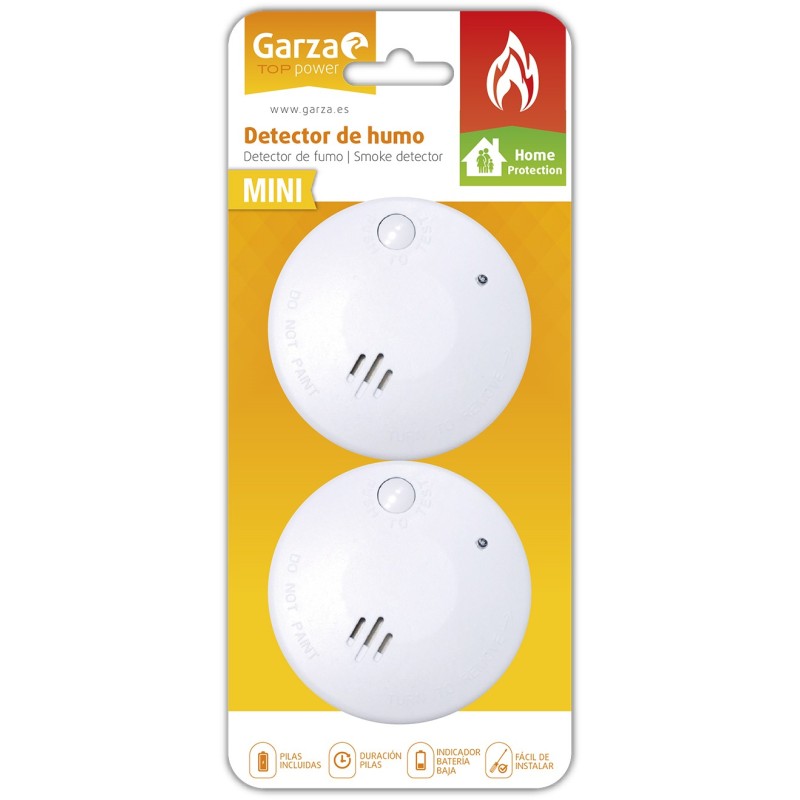 PACK  2  MINI  DETECTORES  HUMO  GARZA