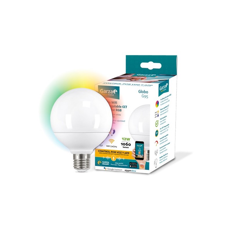 bombilla  globo  wifi  regulable  garza