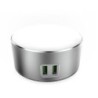CARGADOR  2  USB  2.4A  CON  LUZ  NOCTURNA