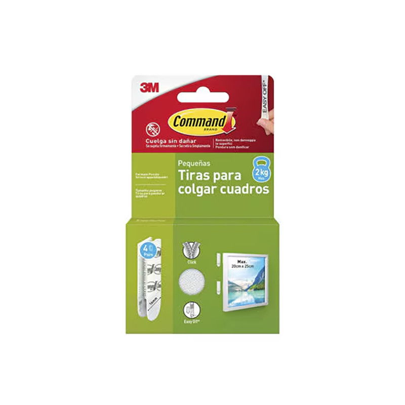 TIRAS ADHESIVAS PEQUEÑAS 4 JG BLANCA